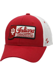 Zephyr Indiana Hoosiers Sweet Home Adjustable Hat - Crimson