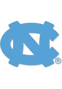 North Carolina Tar Heels Team Logo with team colors Auto Static Cling Decal - Light Blue