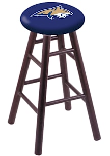 Montana State Bobcats Round Cushion Oak Pub Stool - Brown