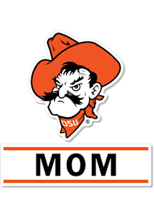 Oklahoma State Cowboys 3 Inch Mom Auto Decal - Orange