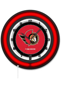 Ottawa Senators 19in Neon Wall Clock
