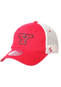 Zephyr Youngstown State Penguins University Meshback Adjustable Hat - Red