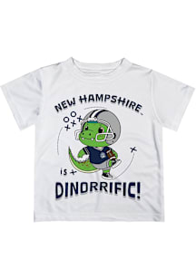 Vive La Fete New Hampshire Wildcats Infant Dino-Riffic Short Sleeve T-Shirt White