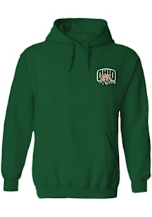 Vive La Fete Ohio Bobcats Womens Green Impressions Hooded Sweatshirt