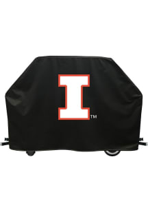 Black Illinois Fighting Illini Grill Cover Grill Cover