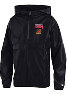 Youth Maryland Terrapins Black Champion Team Wordmark Light Weight Jacket