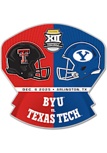 Big 12 Souvenir 2025 Football Championship Dueling Pin - White