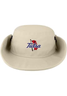 Cool Fit Tulsa Golden Hurricane Mens Bucket Hat - Beige