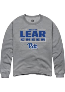 Madison Lear Rally Mens Graphite Pitt Panthers NIL Stacked Box Player Crew