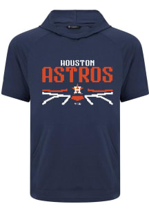 Levelwear Houston Astros Navy Blue Phase Arcade Short Sleeve Hoods