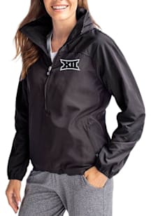 Cutter and Buck Big 12 Womens Black Charter Eco Long Sleeve Pullover