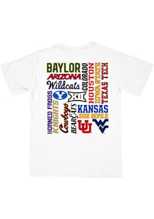 B-Unlimited Big 12 White Big 12 Team Wordmarks Short Sleeve T Shirt