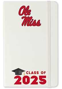 Ole Miss Rebels Class of 25 team logo Notebook and Folder - White