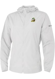 Columbia Oregon Ducks Womens White Heat Seal Prodigy Light Weight Jacket
