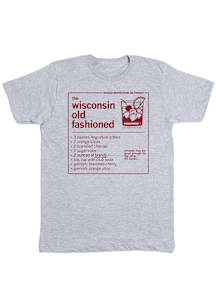 Wisconsin Grey WI Old Fashioned Definition Short Sleeve Fashion T Shirt