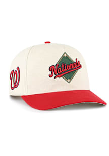 47 Washington Nationals 2T Base Knock Hitch Adjustable Hat - Natural