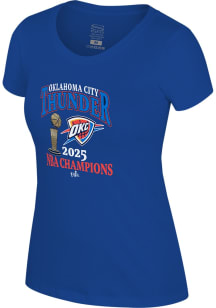 Oklahoma City Thunder Womens Blue 2025 Final Champions Tank Top