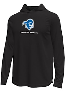 Under Armour Seton Hall Pirates Mens Black Logo Tech Stretch Hood