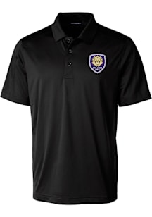 Cutter and Buck Orlando City SC Mens Black Prospect Short Sleeve Polo