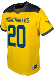 Diore Hubbard  Genuine Collective West Virginia Mountaineers Gold Football NIL Football Jersey