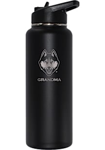 UConn Huskies Grandma 34oz Stainless Steel Bottle - Black
