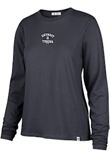 47 Detroit Tigers Womens Navy Blue Spirited LS Tee