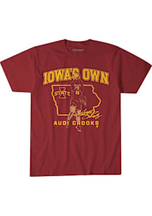BreakingT Iowa State Cyclones Cardinal Audi Crooks State Star Short Sleeve Fashion T Shirt