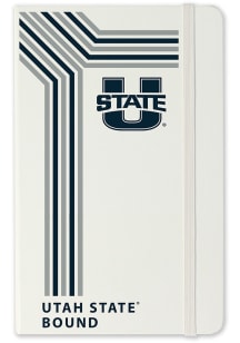 Utah State Aggies School Bound team logo Notebook and Folder - White