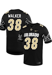 Mantrez Walker  Nike Colorado Buffaloes Black Football NIL Game Football Jersey