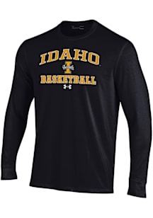 Under Armour Idaho Vandals Black Basketball Performance Long Sleeve T Shirt