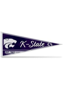 Purple K-State Wildcats Line Est. 12x30 Pennant