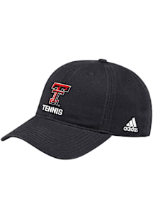 Adidas Texas Tech Red Raiders Tennis Washed Slouch Adjustable Hat - Black