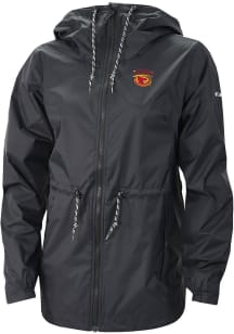 Columbia Iowa State Cyclones Womens Black Heat Seal Lily Park Light Weight Jacket