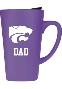 Purple K-State Wildcats 16oz Soft Touch Dad Ceramic Mug