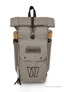 Washington Commanders Brown Roll Top Cooler Tote
