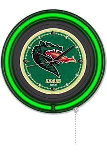 UAB Blazers Double Neon Wall Clock
