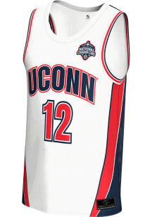 ProSphere UConn Huskies Youth 2025 National Champions White Basketball Jersey