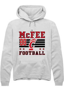 Cd Mcfee Cincinnati Bearcats Mens White Football NIL Striped Player Hood