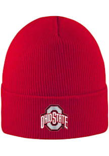 LogoFit Ohio State Buckeyes Red North Pole Mens Knit Hat