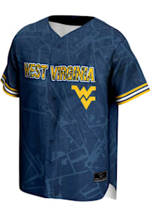 ProSphere West Virginia Mountaineers Youth Navy Blue Vigor Jersey