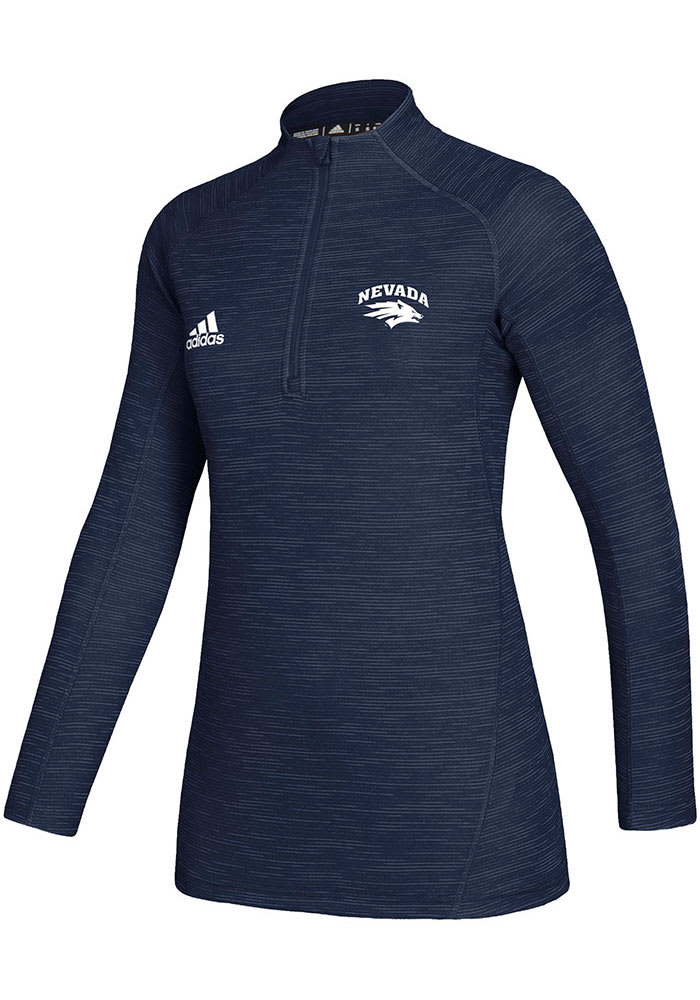 Nevada Womens Navy Blue Game Mode 1/4 Zip Pullover