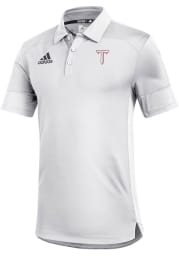 Troy Trojans Mens White Under The Lights Coaches Short Sleeve Polo