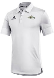Cal Poly Mustangs Mens White Under The Lights Coaches Short Sleeve Polo