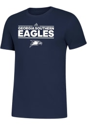 Georgia Southern Eagles Navy Blue Amplifier Short Sleeve T Shirt