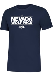 Nevada Wolf Pack Navy Blue Amplifier Short Sleeve T Shirt
