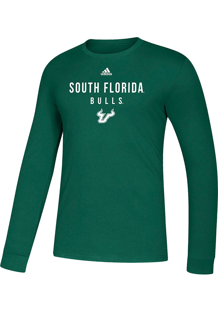 South Florida Bulls Green Amplifier Long Sleeve T Shirt