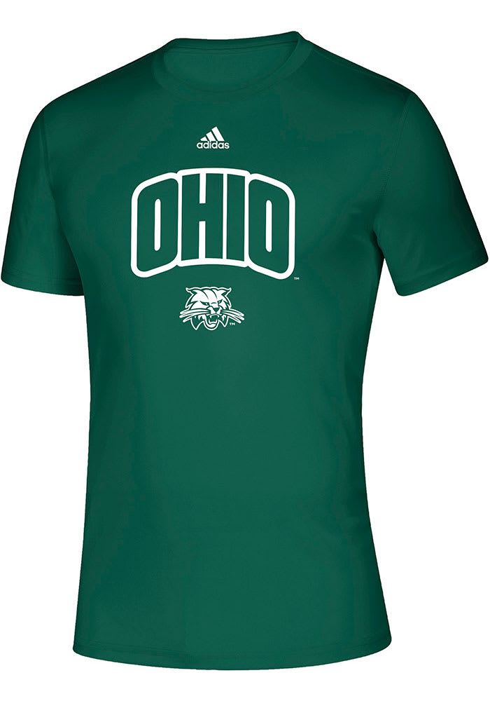 Ohio Bobcats Green Creator Short Sleeve T Shirt