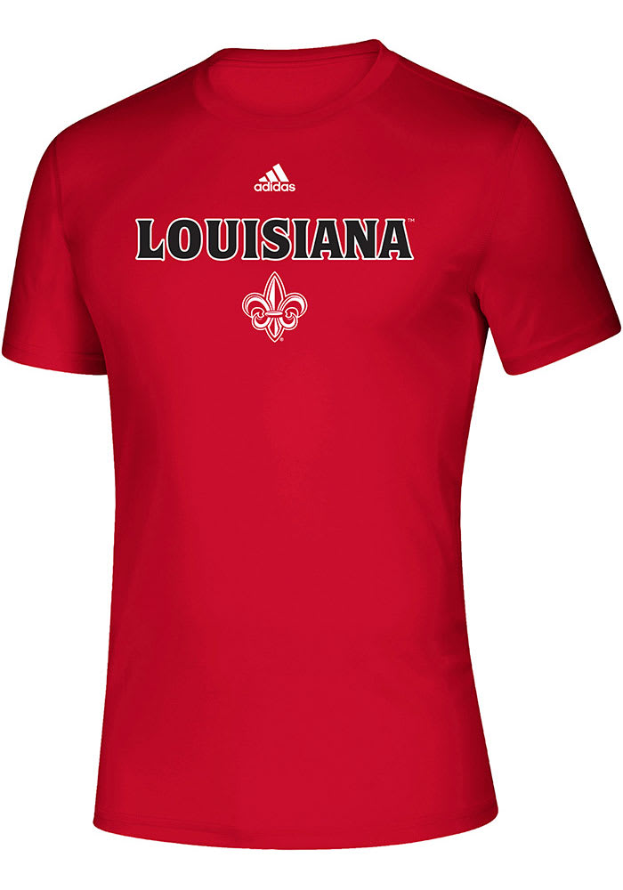 UL Lafayette Ragin' Cajuns Red Creator Short Sleeve T Shirt