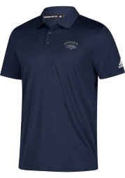 Nevada Wolf Pack Mens Navy Blue Grind Short Sleeve Polo