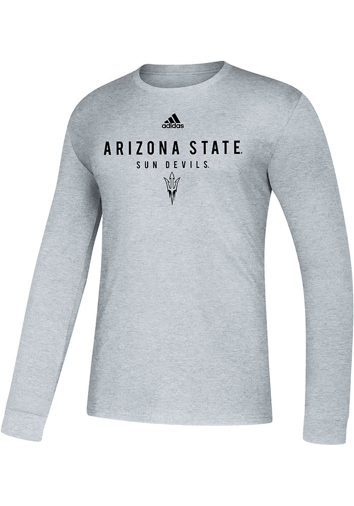 Arizona State Sun Devils Grey Amplifier Long Sleeve T Shirt